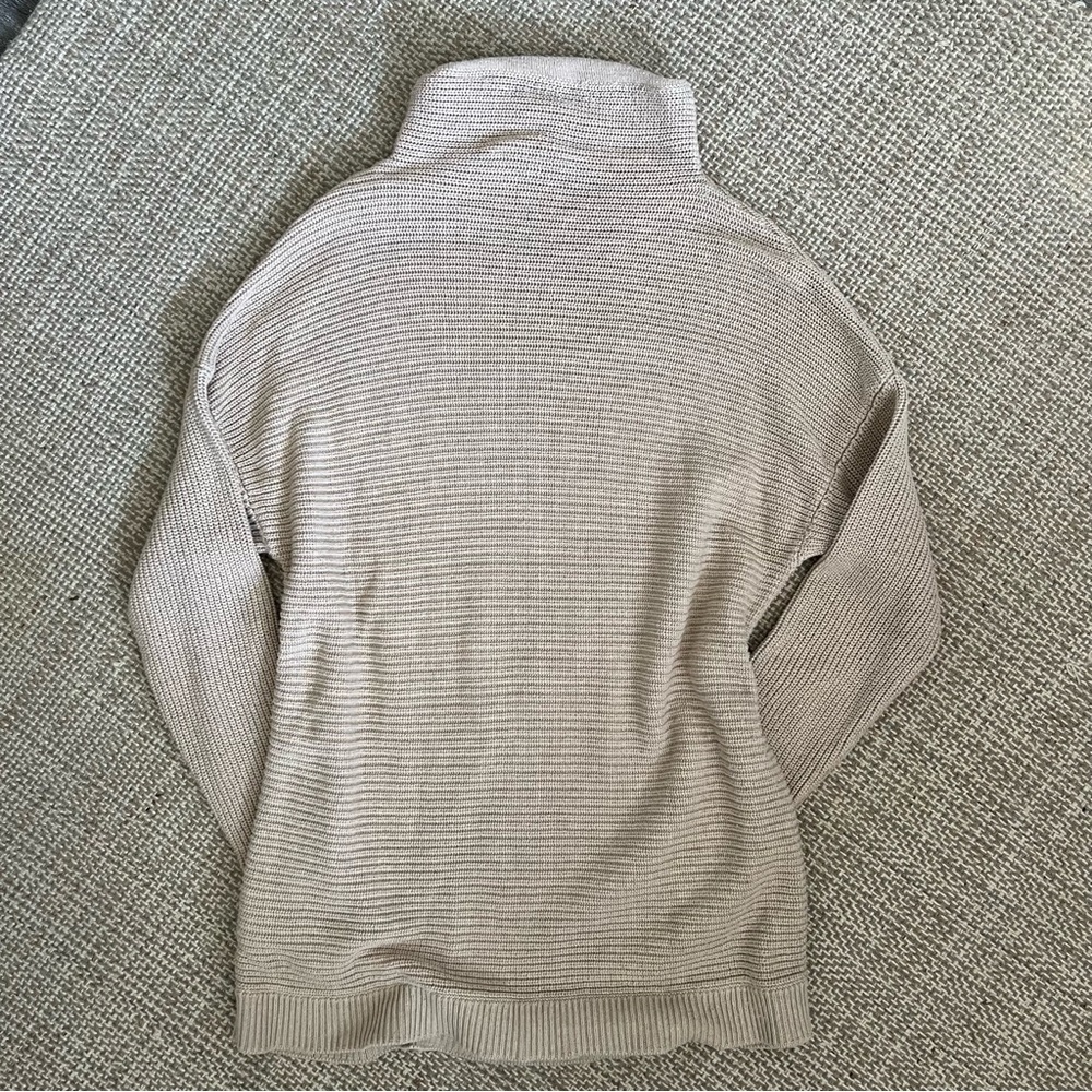 Michael Kors Cream Turtleneck Knit Sweater - Picture 3 of 5